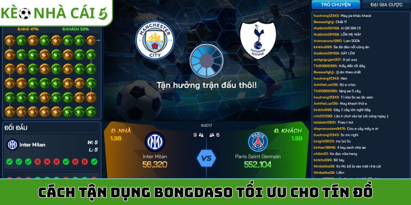 Cách tận dụng bongdaso tối ưu cho tín đồ