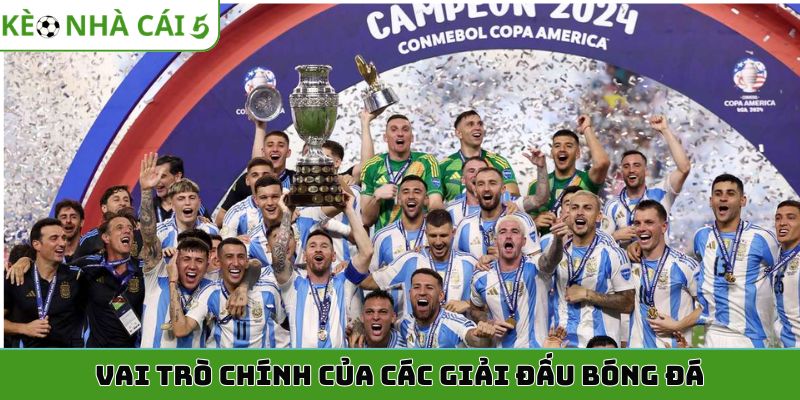 Vai trò chính của các giải đấu bóng đá